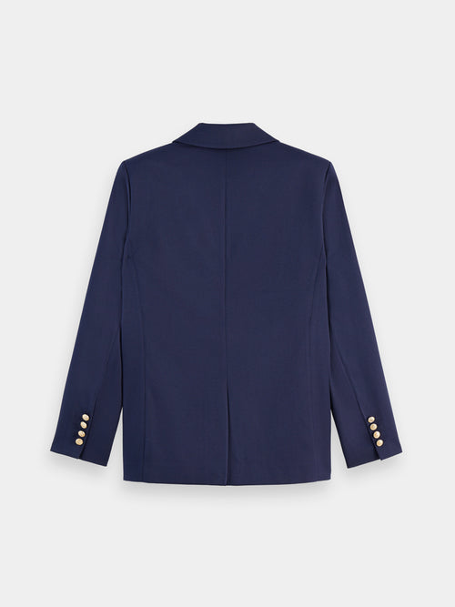 Boyfriend Gaberdine Blazer