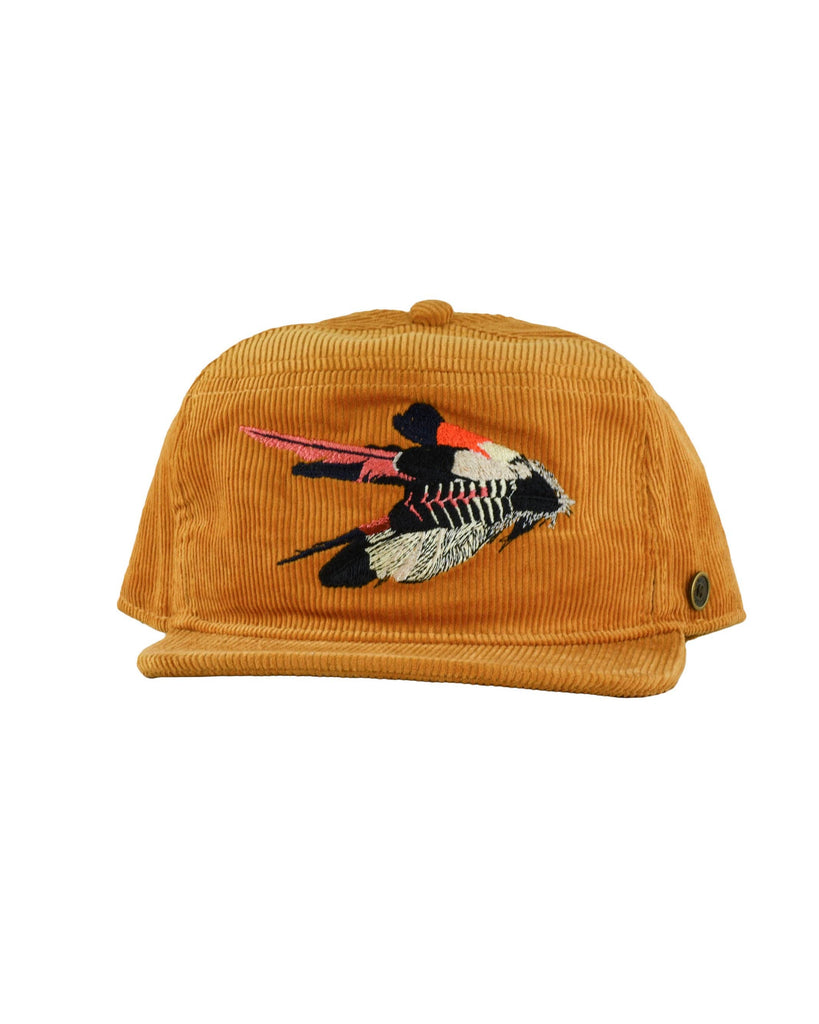 The Stash Cap - Corduroy - Cockatoo Feathers - Mustard
