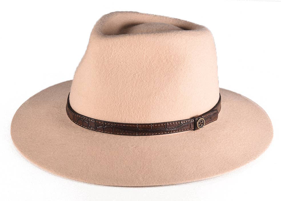THe DiNgo Felt Hat - Cream: Cream / M-L