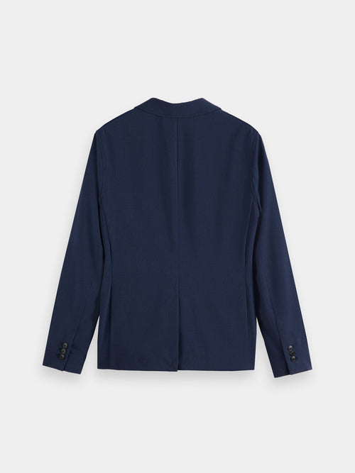Seersucker Checked Blazer