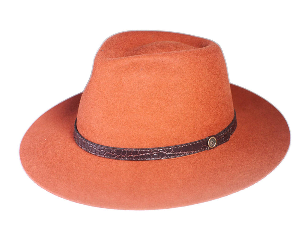 The Dingo Felt Hat - Rust: Rust / S/M