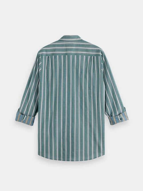 Dobby striped shirt