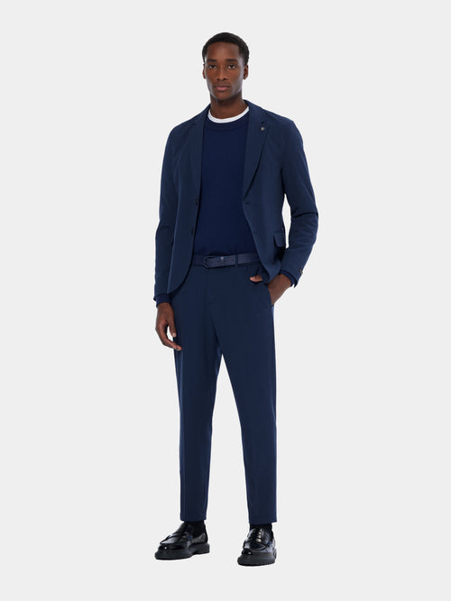 Seersucker Checked Blazer