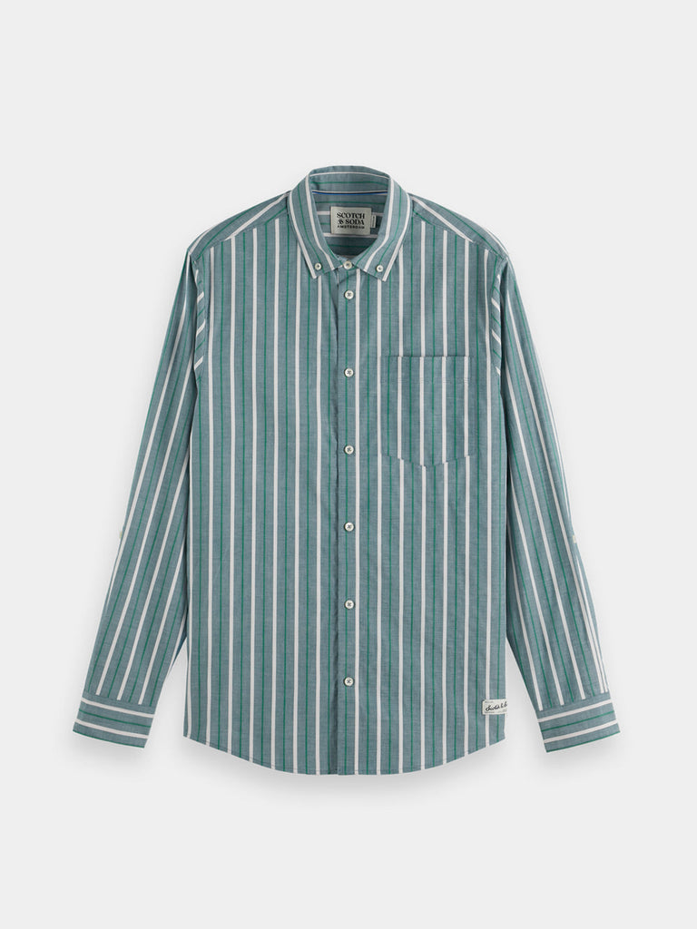 Dobby striped shirt