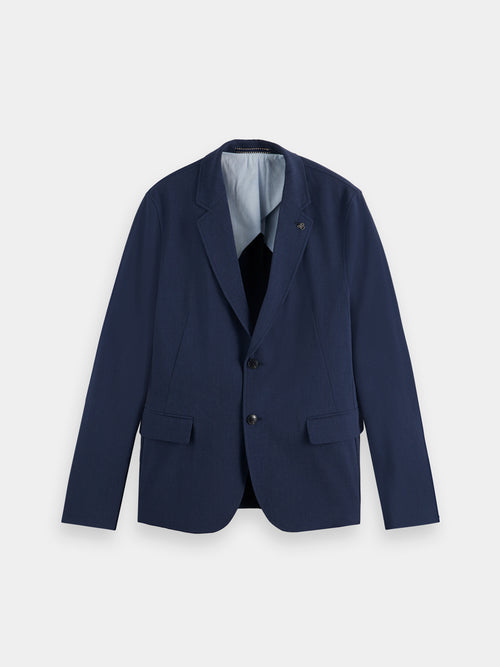 Seersucker Checked Blazer