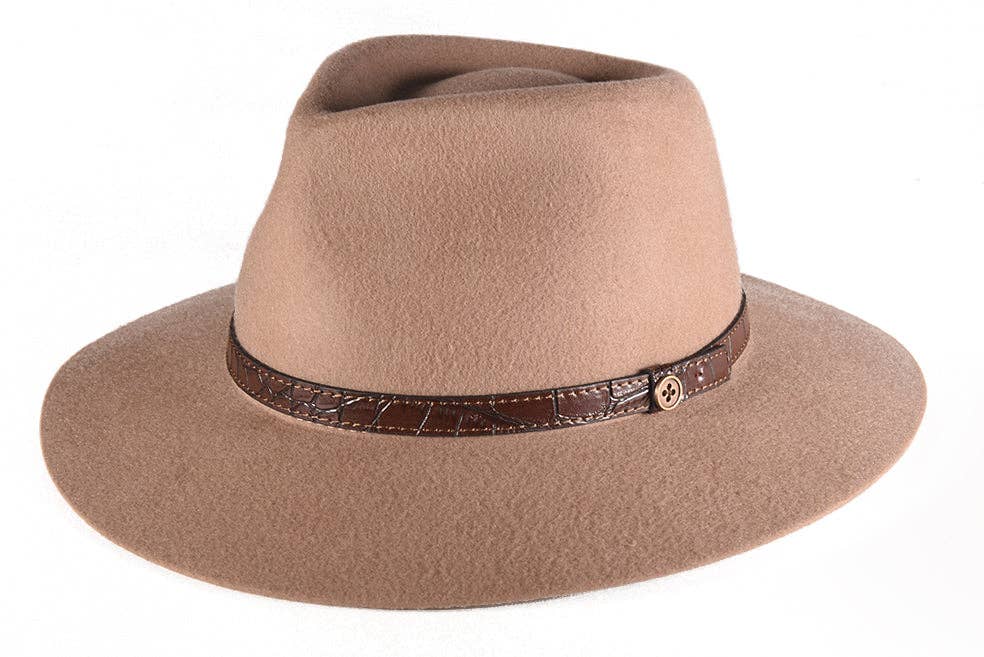 The Dingo Felt Hat - Tan: Tan / M-L
