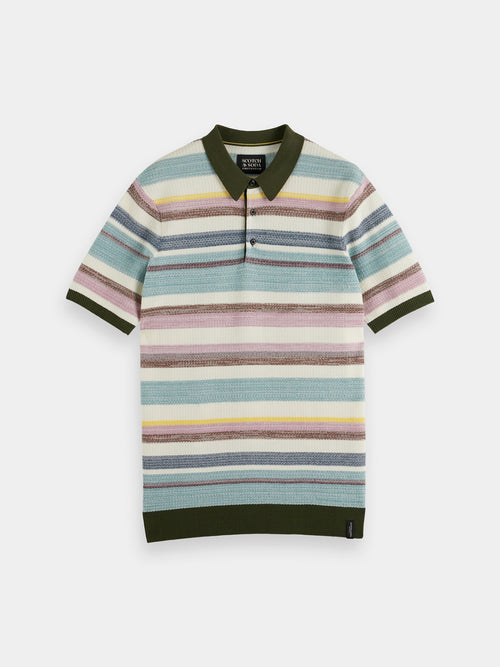 Knitted polo shirt