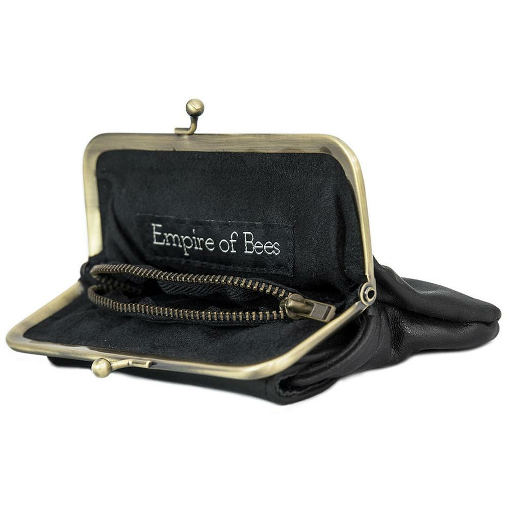 Empire of Bees - Penny Purse - Black