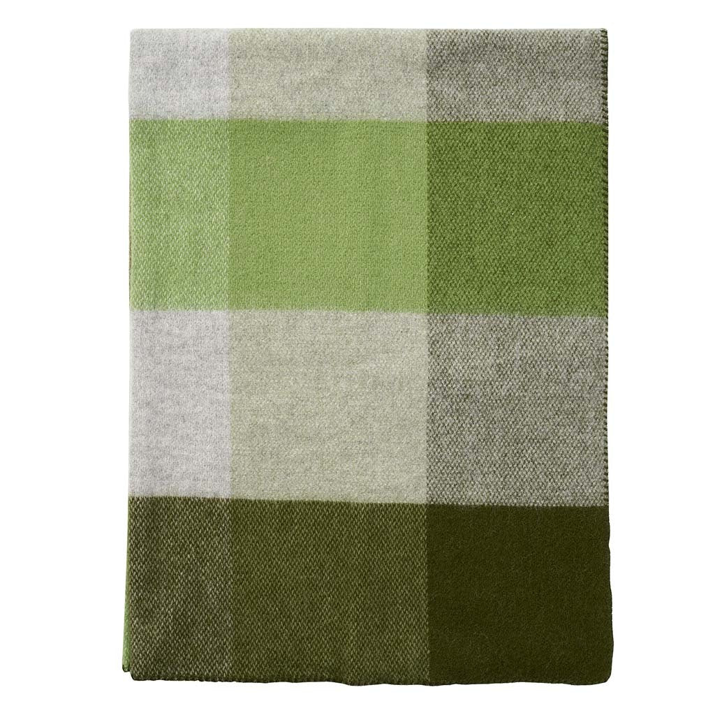 Klippan - Block Blanket - Green